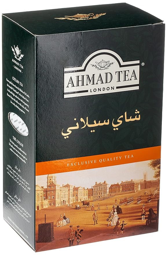 Ahmad Tea Black Tea, Ceylon Loose Leaf, 454g - Caffeinated & Sugar-Free