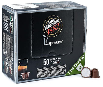 Caffe' Vergnano Medium Roast Espresso Original Line Machine Compatible Capsules