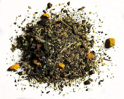 FIRE TEAS - 14 DAY TEA CLEANSE - Organic Turmeric (Curcumin), Ginger, White Peony Tea, Cardamom, Cinnamon, Hibiscus & Saffron - 20 Times More Anti Oxidants - Manufactured in the USA