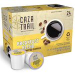 Load image into Gallery viewer, Caza Trail Coffee Pods, Decaf Breakfast Blend, Single Serve (Pack of 24) (Packaging May Vary)