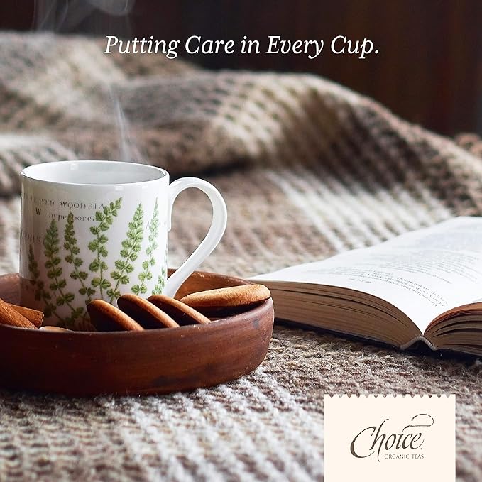 Choice Organics - Organic Rooibos Tea (6 Pack) - Fair Trade - Compostable - Caffeine Free - 96 Organic Herbal Tea Bags