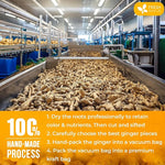 Load image into Gallery viewer, FreshDrinkUS, Premium 10oz Natural Ginger Roots, Cut and Sifted, 100% Natural &amp; Pure from Ginger Roots, Ginger Tea, Ginger Loose Herbal Tea, No Additives, No Caffeine, Vegan