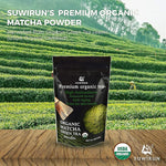 Load image into Gallery viewer, Suwirun Organic Pure Matcha Powder 4oz – Authentic Japanese Green Tea – Unsweetened, Umami-Rich Superfood – Perfect for Lattes, Baking &amp; Smoothies