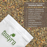 Load image into Gallery viewer, Tealyra - Tranquil Dream - Chamomile Honeybush Lavender - Calming - Relaxing - Herbal Loose Leaf Tea - Caffeine-Free - All Natural - 110g (4-ounce)