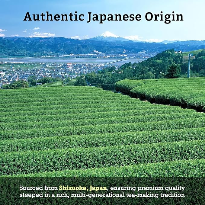 SUGIMOTO TEA Japanese Hojicha Roasted Green Tea Loose Leaf 0.5 lb (227 g) Pack of 1