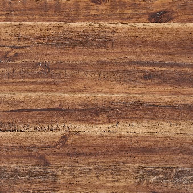 Alaterre Furniture Durango 20-Inch Tall Industrial Wood Dining Stool - Table or Extra Seat - Unique Rustic Industrial Style and Comfort - Farmhouse, Solid Wood Furniture