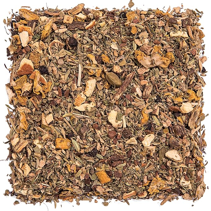 Tealyra - Holistic Health Tea - Turmeric Healthy Tonic - Ginger - Fennel - Cinnamon - Loose Leaf - All-In-One Wellness Blend - Caffeine-Free - 112g (4-ounce)