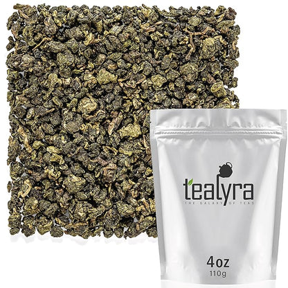 Tealyra - Jin Xuan Milk Supreme Oolong - High Mountain Tainwanese Oolong Loose Leaf Tea - Unique Taste and Aroma - Caffeine Medium - 110g (4-ounce)