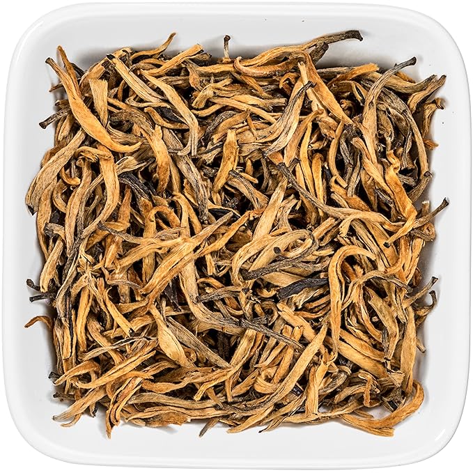 Tealyra - Imperial Golden Monkey - Yunnan Black Loose Leaf Tea - Best Chinese Black Tea - Bold Caffeine - 110g (4-ounce)